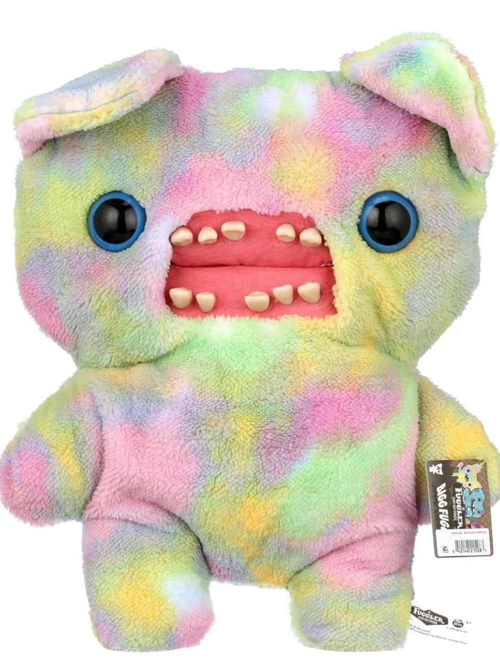 NWT ZURU BIGG FUGG Fuggler 17 Inch Tie Dye Plush SCREECH